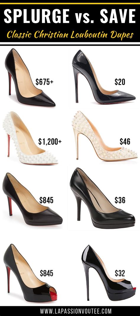 christian louboutin shoes dupes|red bottom look alike shoes.